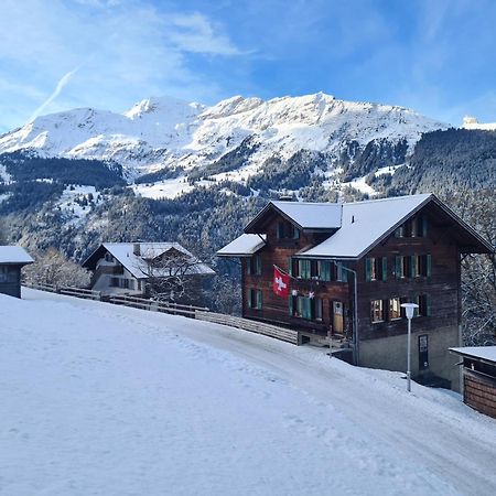 Traditional Chalet In Wengen - Top Floor Apartment Exterior photo